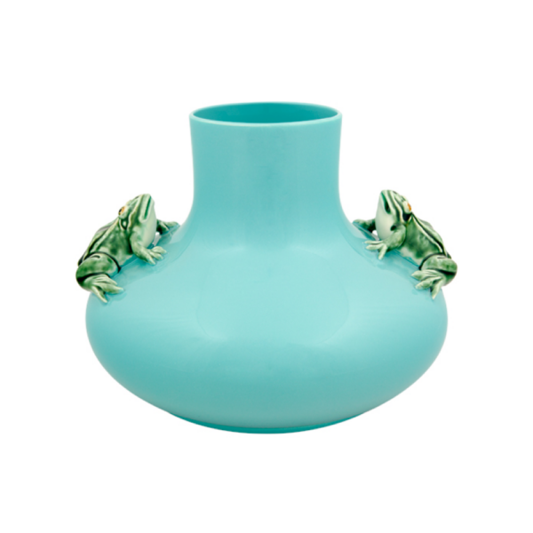 Large Vase Two Frogs